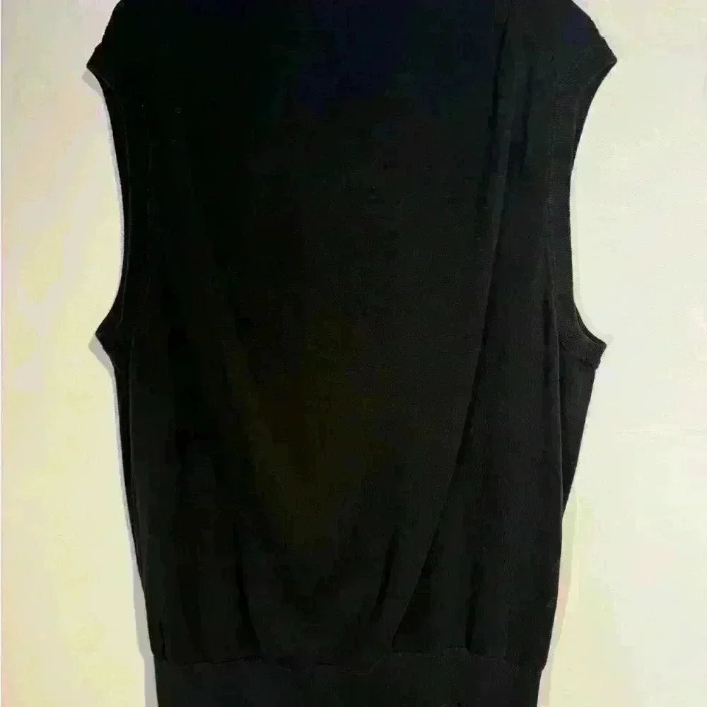 Men’s Polo sweater vest - size Xl EUC color: black - Picture 4 of 4